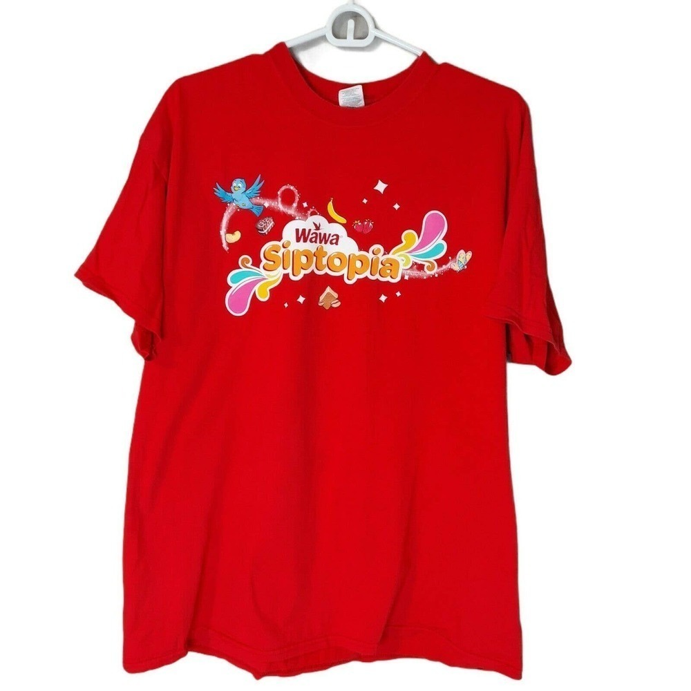 Wawa Employee Red Siptopia T-Shirt 2XL